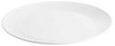 Tablecraft Pulito Collection White Melamine Round Platter, 13.125 x 13.125 x 1 inch