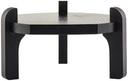 Tablecraft Black Painted Pinewood Stand for Glass Beverage Dispenser, 10 inch Dia. x 5.75 inch