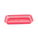 Tablecraft Red Mas Grande Rectangular Basket, 11.75 x 8.5 x 1.5 inch -- 36 per case