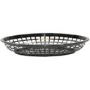 Tablecraft Black Jumbo Oval Basket, 11.7 x 8.7 x 1.7 inch -- 36 per case