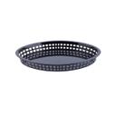 Tablecraft Black Texas Platter Oval Basket, 12.75 x 9.5 x 1.53 inch -- 36 per case