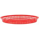 Tablecraft Red Texas Platter Oval Basket, 12.75 x 9.5 x 1.53 inch -- 36 per case