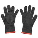 Tablecraft The Protector Extra Small Cut Resistant Red Cuff Black Glove, 9.25 x 4.5 x 0.125 inch