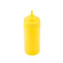 Tablecraft Widemouth Yellow with Standard TipTop Squeeze Bottle, 16 Ounce Capacity -- 24 per case