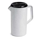 Tablecraft Polypropylene Granite Economy Server with Black Lid, 2.5 Quart -- 12 per case