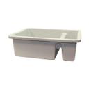 Tablecraft Polyethylene Gray Heavy Duty Divided Bus Tub, 21 x 17 x 7 inch -- 6 per case