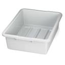 Tablecraft Gray Heavy Duty Tote Box, 21 x 17 x 7 inch -- 6 per case