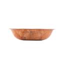 Tablecraft Round 4 Ply Woven Maple Wood Melamine Coated Salad Bowl, 8 x 8 x 2 inch -- 12 per case