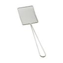 Tablecraft Rectangular Nickel Plated Steel Fine Mesh Skimmer, 5.25 x 6 x 18 inch