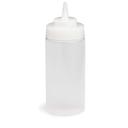 Tablecraft Widemouth Clear with Wide TipTop Squeeze Bottle, 16 Ounce -- 24 per case