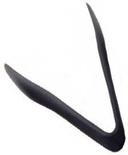 Tablecraft Silicone and Stainless Steel Tong, 7 inch