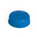 Tablecraft InvertaTop Polyethylene Blue 53 mm End Cap for Squeeze Bottles, 2.3125 x 2.3125 x 0.8125 inch - 12 per pack -- 1 pack per case