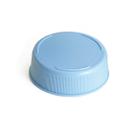 Tablecraft InvertaTop Polyethylene Light Blue 53 mm End Cap for Squeeze Bottles, 2.3125 x 2.3125 x 0.8125 inch - 12 per pack -- 1 pack per case