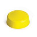 Tablecraft InvertaTop Polyethylene Yellow 53 mm End Cap for Squeeze Bottles, 2.3125 x 2.3125 x 0.8125 inch - 12 per pack -- 1 pack per case
