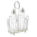 Tablecraft European Collection Square Glass Oil and Vinegar Bottle for Cruet Set, 6 Ounce Capacity -- 12 per case