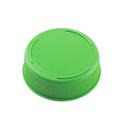 Tablecraft InvertaTop 2.75 inch Polyethylene Light Green 63mm End Cap for Squeeze Bottles, 12 count