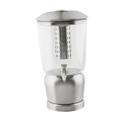 Tablecraft Tritan Plastic Single Upscale Beverage Dispenser with Stainless Steel Base and Nickel Plated ABS Faucet, 2.5 Gallon Capacity