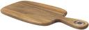 Tablecraft Acacia Collection Rectangular Wood Bread Board with Nickel Plated Eyelet, 15 x 7.25 x 0.5625 inch