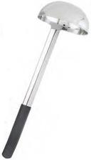 Tablecraft Anti Microbial Black Vinyl Coated Stainless Steel Ladle with 11.5 inch Handle, 6 Ounce Capacity