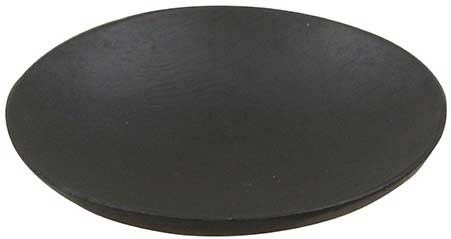 Tablecraft 2.5 inch Black Disposable Bamboo Round Dish, 48 count -- 4 per case
