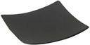 Tablecraft 0.5 Ounce Black Bamboo Disposable Square Dish, 48 count -- 4 per case