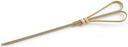 Tablecraft 6 inch Heart Looped Bamboo Pick, 100 count -- 12 per case