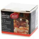 Tablecraft Stainless Steel Round Sauce Cup, 1.5 Ounce - 12 count per pack -- 8 packs per case.