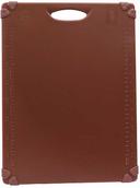 Tablecraft Polypropylene Brown Grippy Cutting Board with TPE Grips, 15 x 20 inch