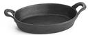 Tablecraft Cast Iron Oval Au Gratin, 8 x 6 x 1 1/2 inch