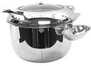 Tablecraft Quickview Stainless Steel Soup Induction Server, 19 x 13.75 inch