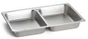 Tablecraft Replacement Full Size Standard Rim Divided Steam Pan Chafer, 20.75 x 12.75 x 2.5 inch