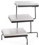 Tablecraft Three Tiered Stand with Half Size Cooling Plate, 22.5 x 20.5 x 20.5 inch
