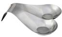 Tablecraft Stainless Steel Double Spoon Rest, 7.5 x 7 x 2 inch -- 12 per case.