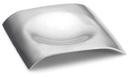 Tablecraft Stainless Steel Single Spoon Rest, 5 x 5 x 0.75 inch