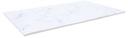 Tablecraft Melamine White Marble Rectangular Display Tray, 20.75 x 12.75 inch