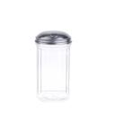 Tablecraft Fluted Plastic Shaker with Stainless Steel Side Flap Top, 12 Ounce Capacity -- 24 per case