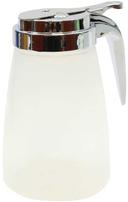 Tablecraft Chrome Plated ABS Top Polypropylene Syrup Dispenser, 10 Ounce -- 12 per case.