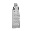 Tablecraft Stainless Steel 4 Sided Tapered Box Grater, 4.125 x 3.25 x 9.25 inch