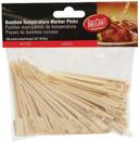 Tablecraft Well Done Bamboo Paddle Pick, 3.5 inch - 100 count per pack -- 12 packs per case.