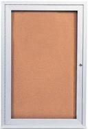 Quartet Classic Cork Bulletin Board, 36x24, Black Aluminum Frame