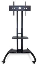 Luxor Black Adjustable Height LCD/LED TV Stand and Mount, 32.75 x 28.75 x 46.5 to 62.5 inch Height