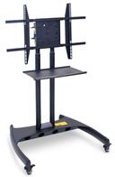Luxor Black Adjustable Height Rotating LCD TV Stand and Mount, 33 x 28.25 x 42 to 62 inch Height