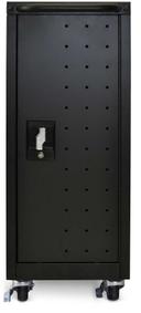 Luxor Black 16 Tablet / Chromebook Charging Cart, 12.125 x 20.25 x 34 inch Height