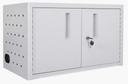 Luxor Gray 16 Tablet Wall / Desk Charging Station, 25 x 13 x 14.5 inch Height