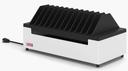 Luxor Black 12-Port Charging Station for Laptops Tablets and Mobile Devices, 23.6 x 11.8 x 10.9 inch Height