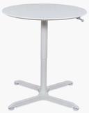 Luxor Pneumatic Height Adjustable Round Cafe Table, 31.5 x 25.2 - 40 inch Height
