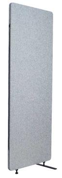 Luxor Misty Gray RECLAIM Acoustic Room Dividers with Expansion Panel, 24 x 1.25 x 66 inch Height