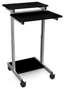 Luxor Black Standing Presentation Station, 24 x 29 inch