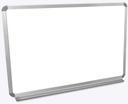 Luxor White Wall Mounted Magnetic Whiteboard, 36 x 24 inch Height
