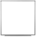Luxor Black Wall Mounted Magnetic Whiteboard, 48 x 48 inch Height